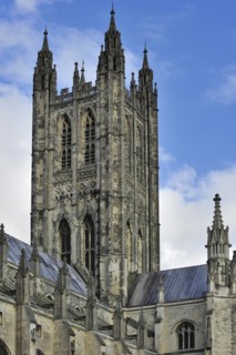 The Bell Harry Tower of the Canterbury Cathedral in Canterbury