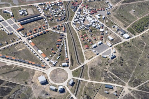 Aerial view of the Army Combat Training Centre