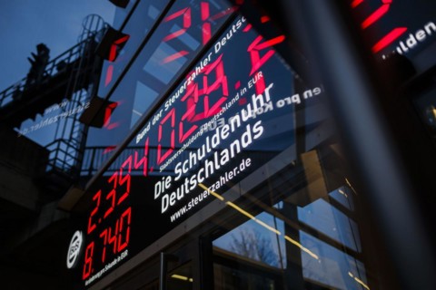 Germany's Debt Clock by the Taxpayers' Association of Germany Berlin