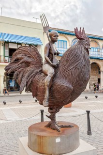 Naked woman on cock