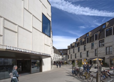 Augustinerhof with the new German Museum Nuremberg