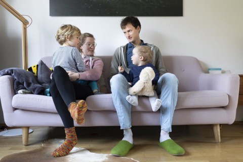 Subject: Family with two children aged nine months and three years.