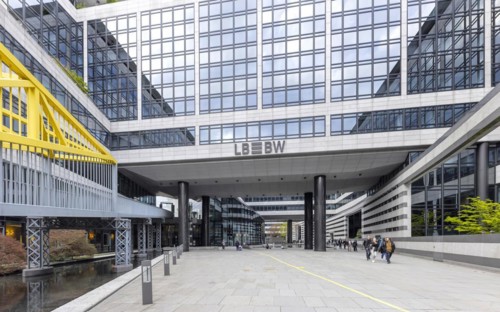 LBBW building in the Europaviertel