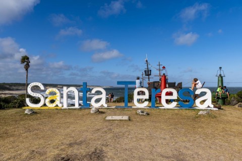 Sign in the Santa Teresa National Park
