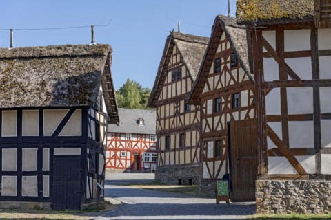 Historic half-timbered houses