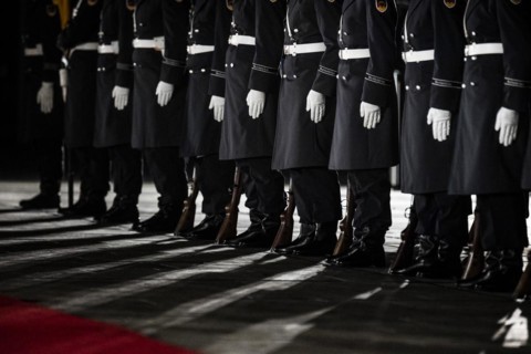 Soldiers from the Guard Battalion of the German Armed Forces