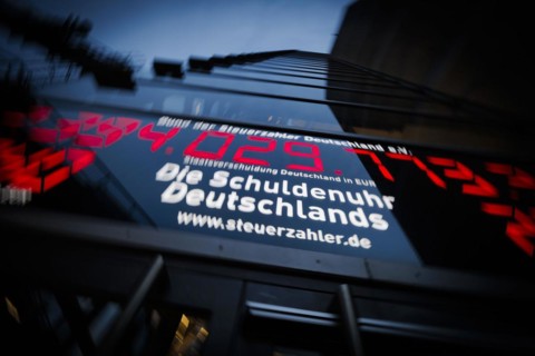Germany's Debt Clock by the Taxpayers' Association of Germany Berlin