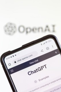 ChatGPT artificial intelligence AI Chat GPT artificial intelligence AI with logo by OpenAI in Stuttgart