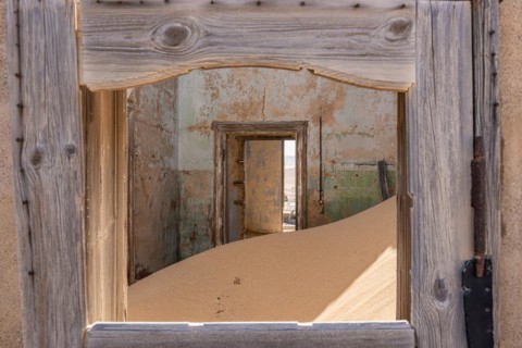 Ghost town Kolmanskop near Luederitz