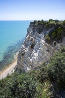 Chalk cliffs at Capo Bianco