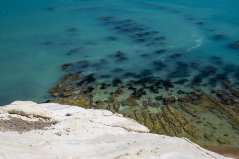 Chalk cliffs at Capo Bianco