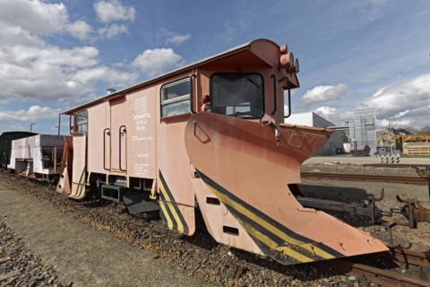 Snowplough of the Loessnitzgrundbahn
