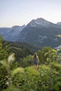 Hiker in the mountains