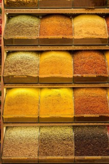 Various type of spices at the Spice Market