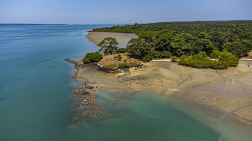 Aerial of Rubane island