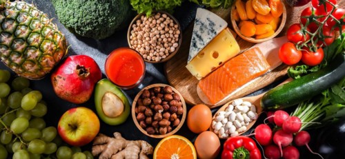 Food products representing the nutritarian diet which may improve overall health status