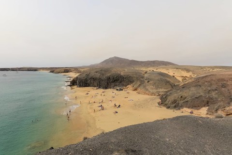 Papagayo Beach in Los Ajaches National Park
