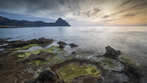 Sunset on the coast