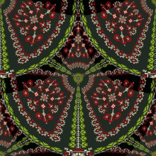 Romanian embroidery seamless pattern vector design