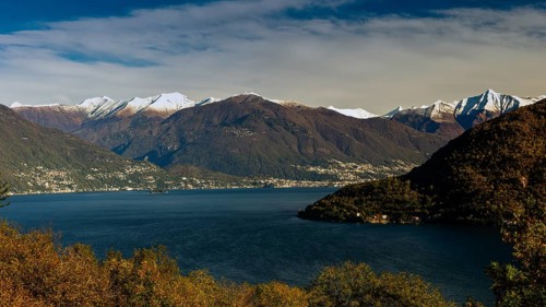 View from Cannobio to Ascona and Locarno