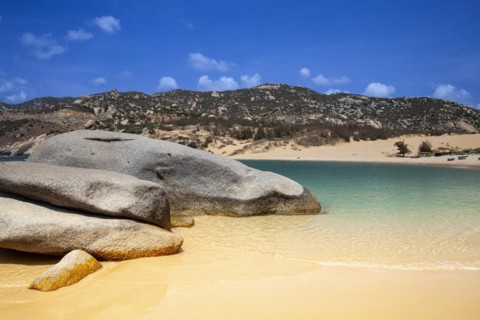 Natural beach of of Mui Dinh