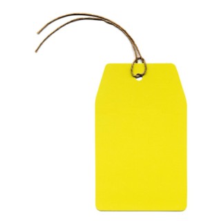 Tag label isolated