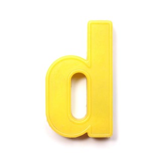 Magnetic lowercase letter D