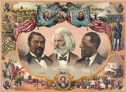 Heroes of the Coloured Race. Head-and-shoulders portraits of Blanche Kelso Bruce