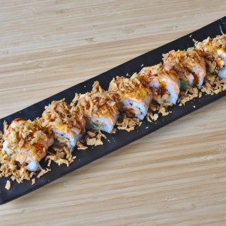 Asian Japanese Food Sushi Crazy Salmon roll
