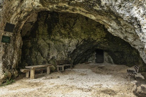 Entrance to a cave