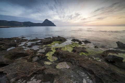 Sunset on the coast