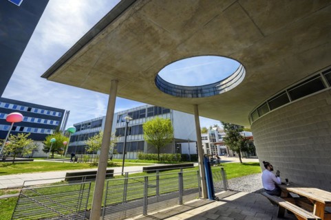 Rondell on the campus of the Kempten University of Applied Sciences