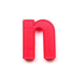 Magnetic lowercase letter N