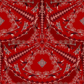 Romanian embroidery seamless pattern vector design
