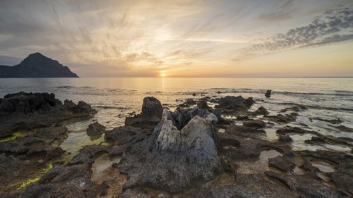 Sunset on the coast