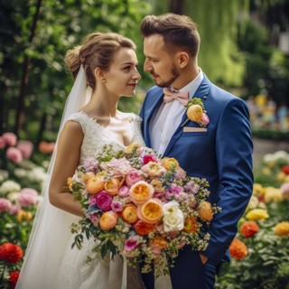 Bridal couple