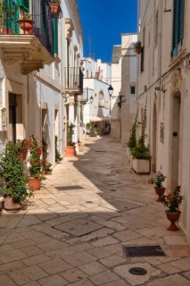 Houses in the old town of Locorotondo