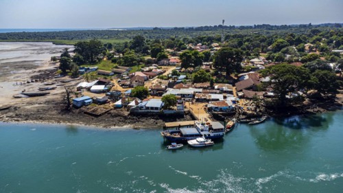 Aerial of Bubaque island
