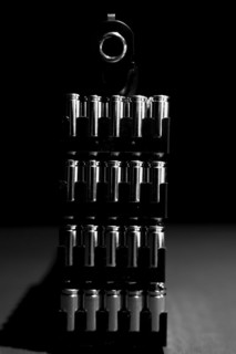 Elegant Semiautomatic 9mm Handgun Leaning on Bullet Ammunition in Switzerland