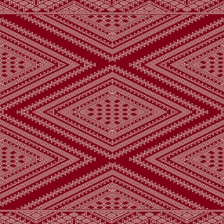 Traditional Tunisian embroidery pattern