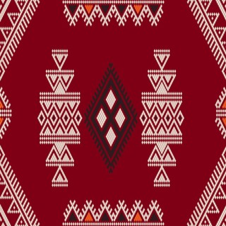 Traditional Tunisian embroidery pattern