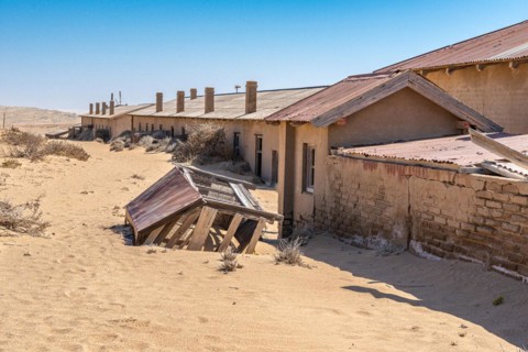 Ghost town Kolmanskop near Luederitz