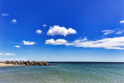 Coastline at the Mediterranean Sea
