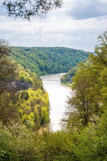 View of the Danube in spring