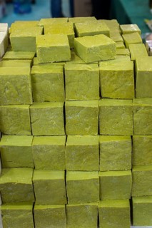 Collection of bars of fragrant hand made organic soap