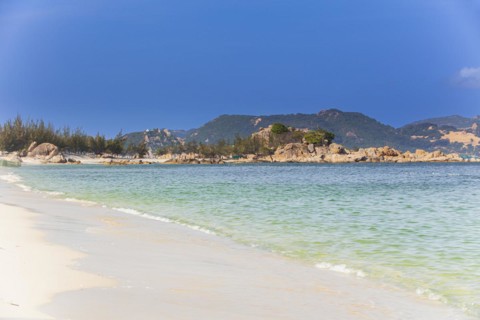 Sandy beach at the Escalade- Resort
