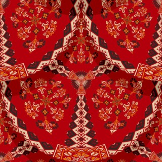 Romanian embroidery seamless pattern vector design