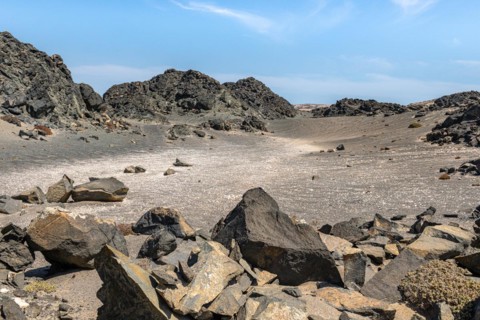 Amphibolite rock