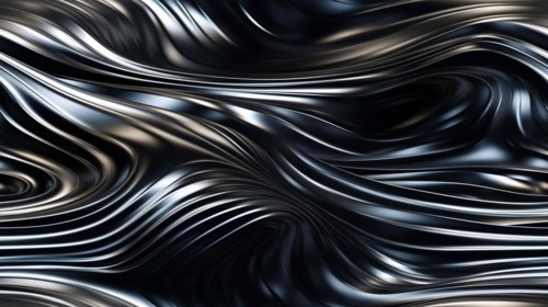 Seamless tile of metalic wavy abstract background
