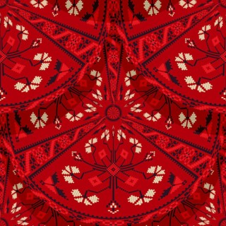 Romanian embroidery seamless pattern vector design